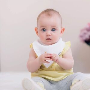 4 Set Of Baby Bandana Bibs Organic Cotton